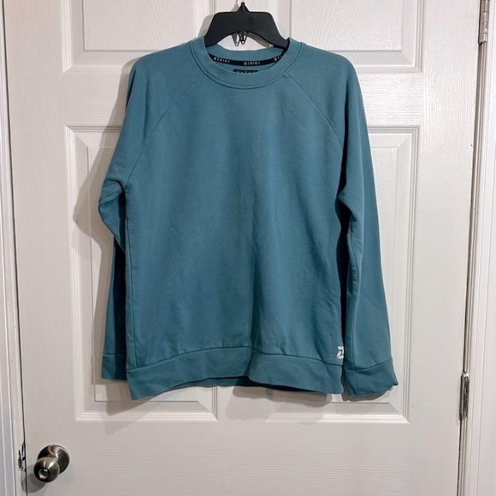 Zelos men’s sweatshirt - sized Medium - Blue/green